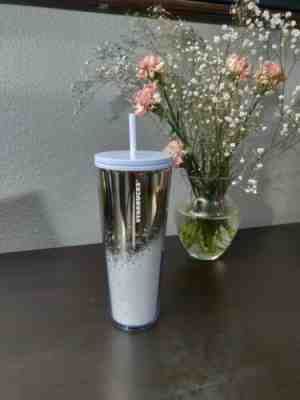 Limited Edition Starbucks Holiday 2019 Mirror Glitter Gold Cold Cup 24oz Tumbler - Sold on eBay Jan, 27th 2020 for $49.99