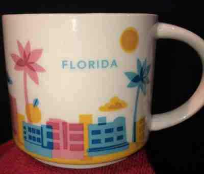 Starbucks Florida You Are Here Coffee Mug Tea Cup 14 oz  2015 - Sold on eBay Jan, 27th 2020 for $18.99
