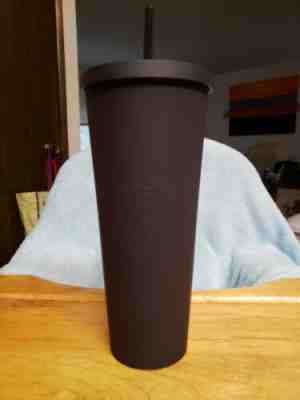 Starbucks Tumbler Matte Purple Burgundy Cold Cup 24oz Halloween Limited Edition - Sold on eBay Jan, 27th 2020 for $50.00