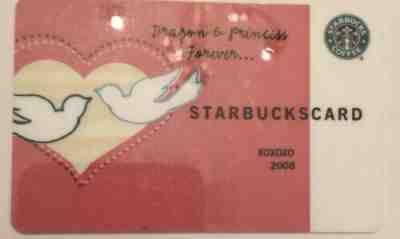 Starbucks 2007 Customized Love Birds Card 6042 Series - Sold on eBay Jan, 27th 2020 for $100.00