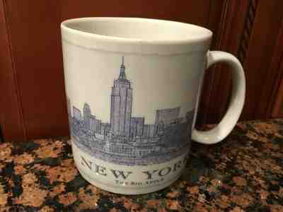 Starbucks Coffee Mug Cup 2012 New York Architect Skyline City Series White Blue - Sold on eBay Jan, 26th 2020 for $17.95