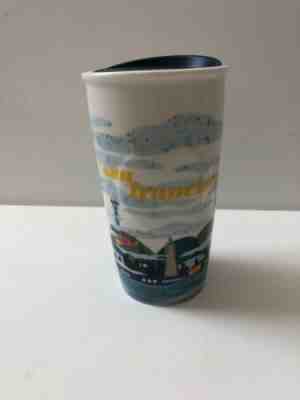 Starbucks 2016 San Francisco Ceramic Traveler Cup Tumbler w/ Lid - Sold on eBay Jan, 26th 2020 for $22.94