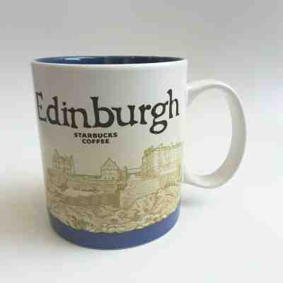 Original Starbucks City Mug 16 oz Global icon city EDINBURGH, Scotland - Sold on eBay Jan, 26th 2020 for $48.00
