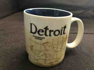 Vintage STARBUCKS COFFEE Mug DETROIT 16 oz  - Sold on eBay Jan, 26th 2020 for $24.99