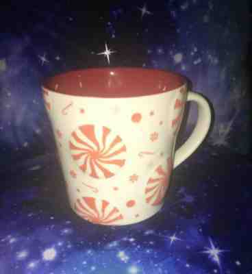 Holiday 2007 Starbucks Coffee Raised Peppermint Candy 16 oz Mug Cup RARE! - Sold on eBay Jan, 28th 2020 for $39.99