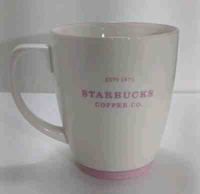 Rare STARBUCKS 2006 Pink Lettering White Abbey Large Mug 18 oz PRISTINE! - Sold on eBay Jan, 28th 2020 for $27.00