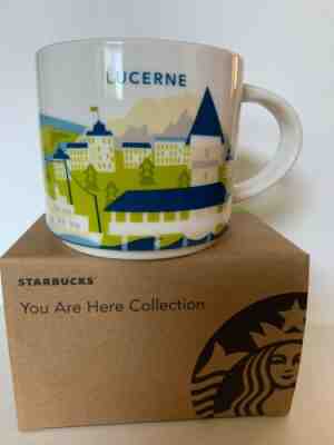 Starbucks City Mug Cup You are here Series YAH Lucerne Switzerland 14oz NEW - Sold on eBay Jan, 28th 2020 for $55.00