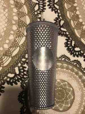 Holiday Starbucks 2019 Venti Bling Platinum/silver Studded Tumbler Cup - Sold on eBay Jan, 28th 2020 for $24.99