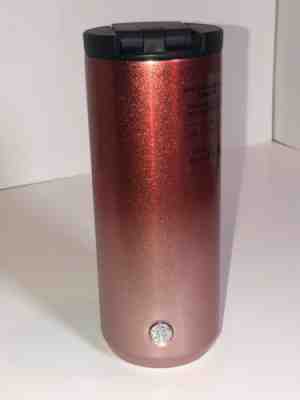 Starbucks Coffee Mug Pink Glitter Vacuum Insulated Stainless Steel Tumbler New - Sold on eBay Jan, 28th 2020 for $23.00