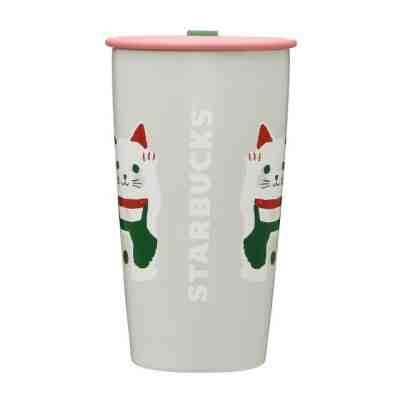 New Starbucks Japan New Year 2020 Maneki Neko Stainless Cup Shaped Bottle 12oz - Sold on eBay Jan, 28th 2020 for $62.00