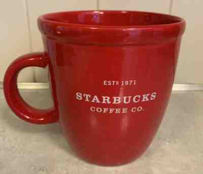 RARE Starbucks Coffee Company Est 1971 Cup Mug Red 2001 Barista - Sold on eBay Jan, 28th 2020 for $24.95