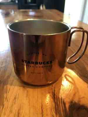 Starbucks Copper Seattle Stainless Steel Camping Coffee Mug, Cup 12oz - Sold on eBay Jan, 28th 2020 for $19.99