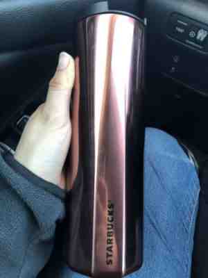 Starbucks 2019 NEW Pink Copper Stainless Steel Cup - Sold on eBay Jan, 28th 2020 for $21.99