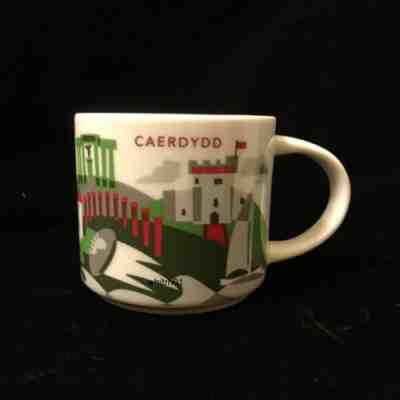 Starbucks Caerdydd YAH Mug Cardiff Wales Dragon Castle Rugby Cymru You Are Here - Sold on eBay Jan, 28th 2020 for $59.99