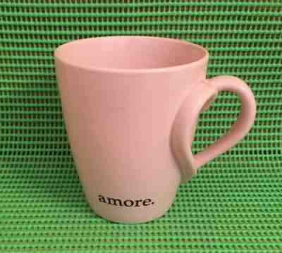 Starbucks 2003 “AMORE” Pink Barista Heart Handle 12fl.oz Mug - Sold on eBay Jan, 28th 2020 for $17.00