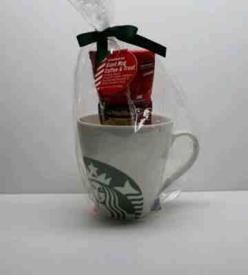 NEW 2019 RARE STARBUCKS 45 FL. OZ. CERAMIC GIANT COFFEE MUG CHRISTMAS GIFT SET - Sold on eBay Jan, 28th 2020 for $45.00