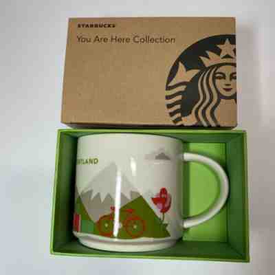 Starbucks Portland Oregon 2013 You Are Here Collection 14oz Coffee Mug Cup New - Sold on eBay Jan, 28th 2020 for $19.00