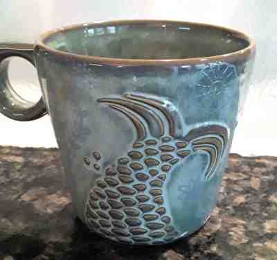 Starbucks Mug Mermaid Tail Siren 12 oz Anniversary Collection Blue 2014  - Sold on eBay Jan, 28th 2020 for $27.90
