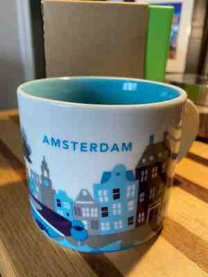 New Starbucks Amsterdam You Are Here Collection Coffee Mug Cup FREE Shipping - Sold on eBay Jan, 28th 2020 for $38.00