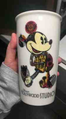 Wat disney world Starbucks Travel Mug Hollywood studios Glass - Sold on eBay Jan, 28th 2020 for $24.00