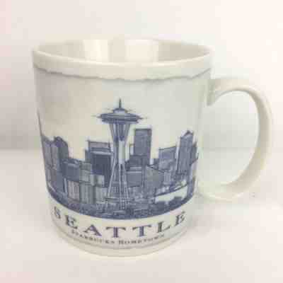 Starbucks Seattle Hometown Architectural Series 2012 Coffee Mug Space Needle - Sold on eBay Jan, 28th 2020 for $19.99