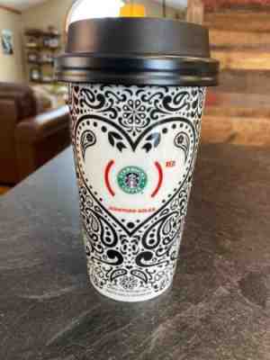 STARBUCKS Ltd Ed Jonathan Adler Product Red 12 oz Coffee Tumbler Travel Mug Cup  - Sold on eBay Jan, 28th 2020 for $25.00