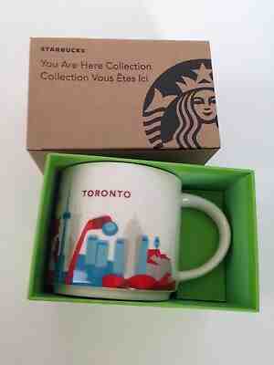 NEW in Box! STARBUCKS You Are Here 14oz Ceramic Mug Cup TORONTO, 2017 - Sold on eBay Jan, 27th 2020 for $23.50