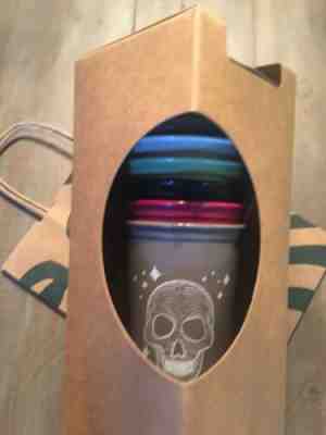 Starbucks 2019 Fall Halloween Reusable Hot Cups Limited Edition 6 Cup Set - Sold on eBay Jan, 27th 2020 for $15.00