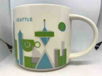 Starbucks Seattle WA City Cup Mug "You Are Here" YAH Collection 14 Oz 2013 - Sold on eBay Jan, 27th 2020 for $19.99