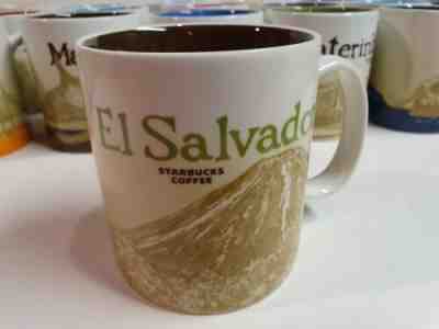 Starbucks EL SALVADOR Icon Series Mug MIC, new w SKU, 16 oz Discontinued - Sold on eBay Jan, 26th 2020 for $36.95