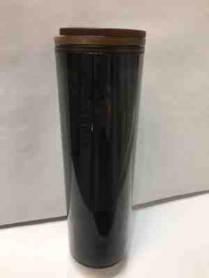 NWT Starbucks Black Tumbler with Tortoise Shell Sealing Twist Lid 16 oz  NEW - Sold on eBay Jan, 26th 2020 for $21.00