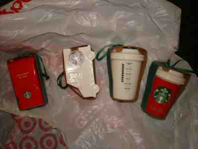 Starbucks 2016 Christmas ornament lot - Sold on eBay Jan, 26th 2020 for $25.00