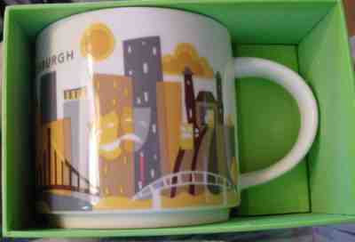 Starbucks Coffee Mug Cup PITTSBURGH 'You Are Here' 2013 Mug Cup NIB - Sold on eBay Jan, 26th 2020 for $20.00