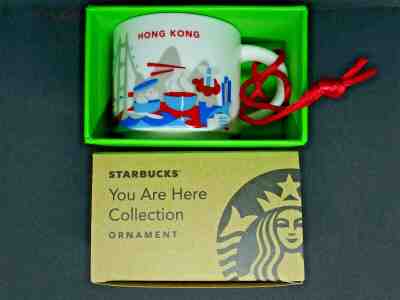 Starbucks 2oz You Are Here Hong Kong Mug / Ornament - Sold on eBay Jan, 26th 2020 for $16.80