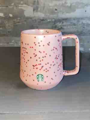 Starbucks 2020 Valentines Mug 14 Oz Pink With Hearts - Sold on eBay Jan, 29th 2020 for $19.00