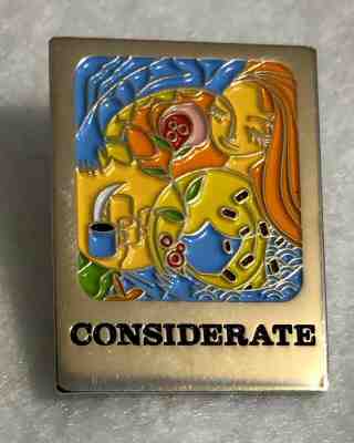 Starbucks Coffee Employee Pin - CONSIDERATE - 2004 Green Apron Awards RARE - Sold on eBay Jan, 29th 2020 for $19.99