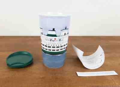 Starbucks 2016 Seattle Ferry 10 Oz. Ceramic Travel Tumbler Mug NEW - Sold on eBay Jan, 29th 2020 for $44.99