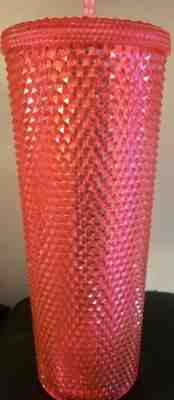 Starbucks 2019 BLING Ruby Red Studded Tumbler Venti 24oz Holiday ON HAND! Sparkl - Sold on eBay Jan, 29th 2020 for $28.00