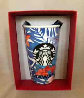 Starbucks HAWAII Ceramic Tumbler Travel Cup 12 Oz 2015. NWT! - Sold on eBay Jan, 29th 2020 for $50.00