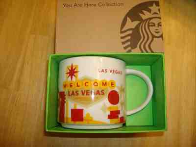 Starbucks Mug Las Vegas You Are Here YAH Series 2017 Coffee Mug 14 Oz NEW IN BOX - Sold on eBay Jan, 29th 2020 for $16.00