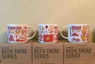NEBRASKA STARBUCKS ERROR 14 oz MUG NEW NIB GREAT LIFE GREAT OPPORTUNITY RARE - Sold on eBay Jan, 29th 2020 for $49.99