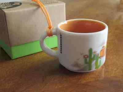 Starbucks Ornament 2 oz Cup YAH ARIZONA You Are Here Espresso Mini Mug Demitasse - Sold on eBay Jan, 29th 2020 for $23.74