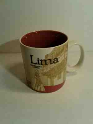  Starbucks Coffee LIMA PERU Global Icon Series Mug 16 oz size cup - Sold on eBay Jan, 29th 2020 for $25.00
