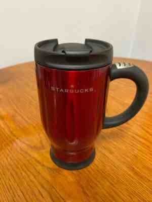 New Vintage 2004 Starbucks 16 Ounce Stainless Steel Red Ruby Bell Tumbler - Sold on eBay Jan, 29th 2020 for $29.95