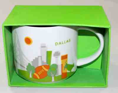Starbucks 14oz. Coffee Mug - You Are Here Collection - Dallas, TX - 2014 - Sold on eBay Jan, 29th 2020 for $20.00