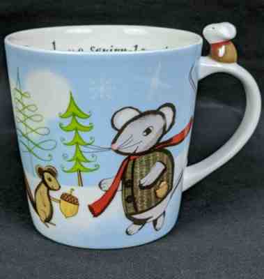 Starbucks 2010 Huxley Mouse & Squirrel Friend Winter Holliday Coffee Mug Cup - Sold on eBay Jan, 29th 2020 for $19.97