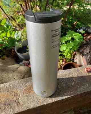 Starbucks 16 oz Vacuum Insulated Stainless Steel Tumbler - Silver - Sold on eBay Jan, 29th 2020 for $19.99