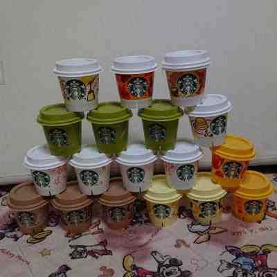 Starbucks coffee yogurt pudding plastic cup x 18 mango matcha sakura banana - Sold on eBay Jan, 29th 2020 for $24.00