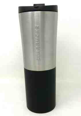 Starbucks Brushed Silver and Black Stainless Steel 20 oz. Tumbler  - Sold on eBay Jan, 29th 2020 for $28.00
