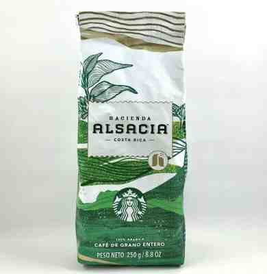 Starbucks Costa Rica HACIENDA ALSACIA Whole Coffee Beans 8.8 oz Exclusive RARE - Sold on eBay Jan, 29th 2020 for $21.50